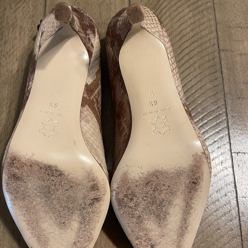 Isaac 6.5 leather heels - Picture 8 of 9